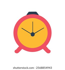 red alarm clock. alarm clock vector