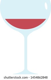 red alcohol goblet cold shot