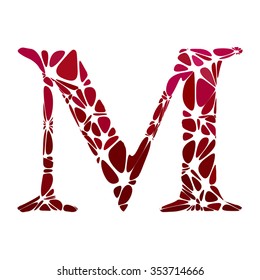 Red Alphabet Cell Style, Creative Design Templates