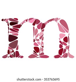 Red Alphabet Cell Style, Creative Design Templates