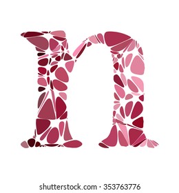 Red Alphabet Cell Style, Creative Design Templates
