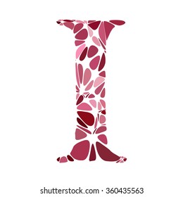 Red Alphabet Cell Style, Creative Design Templates