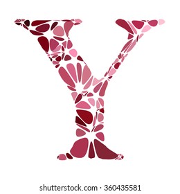 Red Alphabet Cell Style, Creative Design Templates