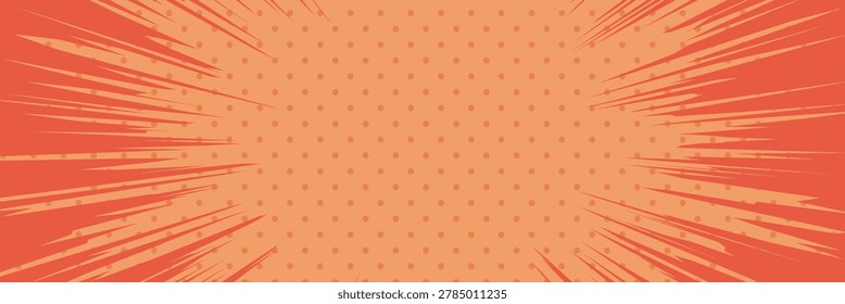 Red American comic book background illustration