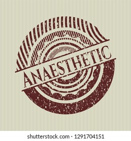 Red Anaesthetic rubber texture