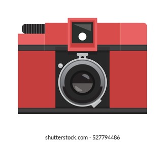 Red Analog Film Camera 