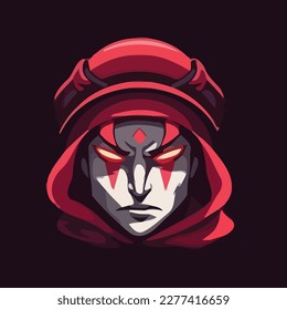 red anbu esport logo vector