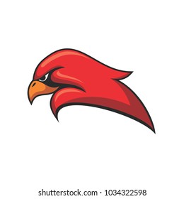 red angry eagle logo