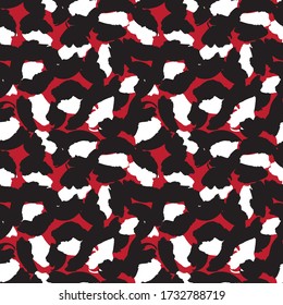 Red Animal Leopard Seamless Pattern Background for fashion textiles, graphics and crafts