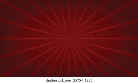 red animated comics sunbrust background