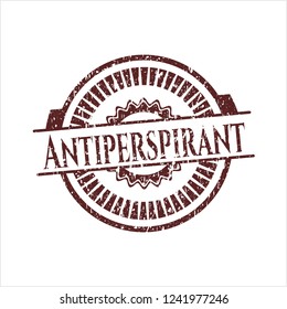 Red Antiperspirant distress with rubber seal texture