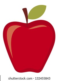 red apple