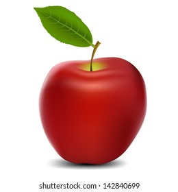 red apple