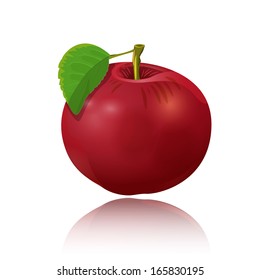 red apple