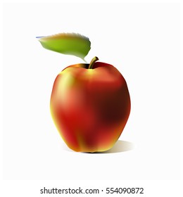 red apple