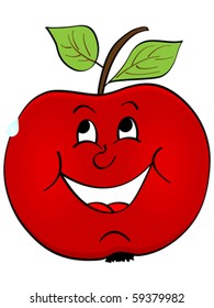 red apple