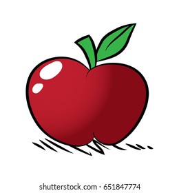 Red apple