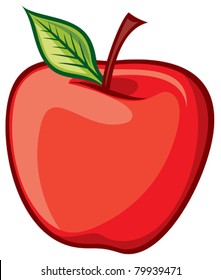 red apple