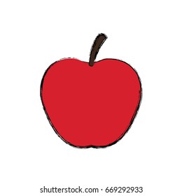 red apple fresh fruit dieting nutrition concept