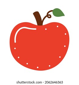 red apple fruit seasonal icon