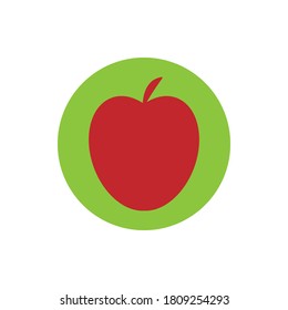 Red apple icon vector design 