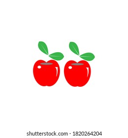 Red apple icon vector design illustration