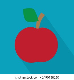 red apple icon- vector illustration