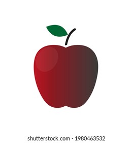 Red Apple Logo Icon Vector Stock Vector (Royalty Free) 1980463532 ...