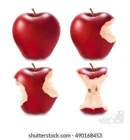 Red apple set, stub