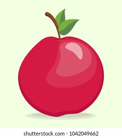 Red apple vector