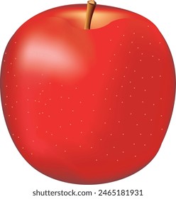 RED APPLE ARTE VECTORIAL REALISTA

