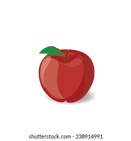 Red Apple vector illustration 2