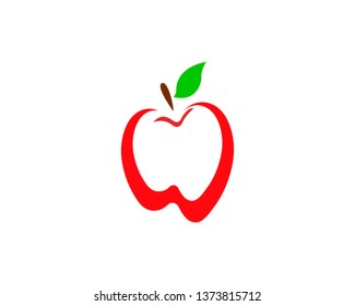 Red Apple vector illustration