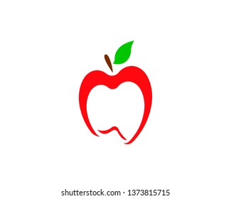 Red Apple vector illustration