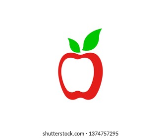 Red Apple vector illustration