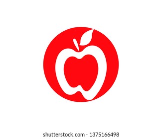 Red Apple vector illustration