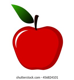 Red apple - vector illustration
