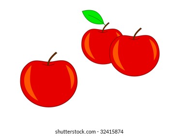 Red apples