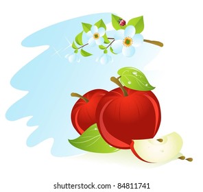 Red apples