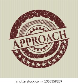 Red Approach with rubber seal texture