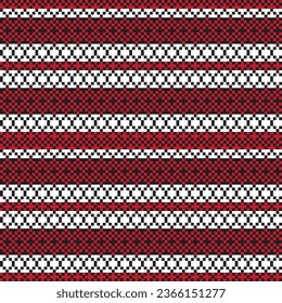 Red Argyle limpio isle diseño de patrones sin fisuras para ropa de cama, moda textil, gráficos