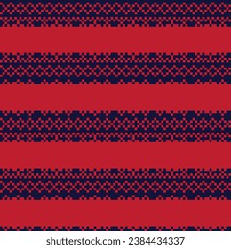 Red Argyle fair isle seamless pattern design for knitwear, fashion textile, graphics