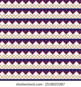 Red Argyle fair isle seamless pattern design for knitwear, fashion textile, graphics