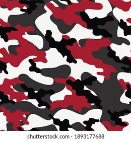 vectores de camuflaje del ejército rojo impresos sin fisuras