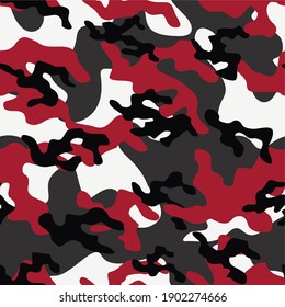 red army camouflage vector seamless print