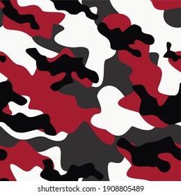 red army camouflage vector seamless print