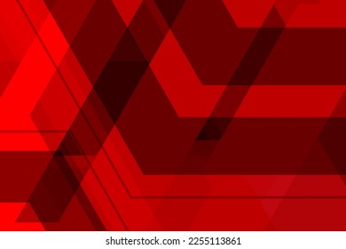 fondo de forma geométrica abstracta de flecha roja.