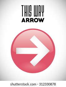 red arrow digital design, vector illustration 10 eps graphic