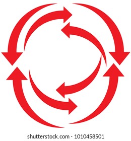 Red arrow icon