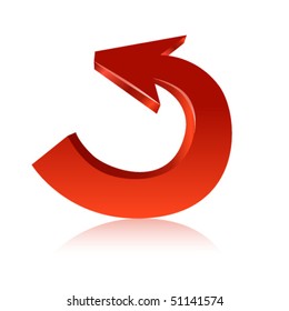 Red arrow icon